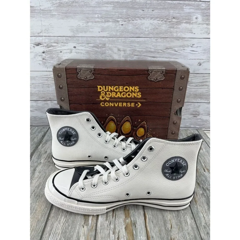 Converse Dunge & Dragons Limited Edition Chuck 70 Leather Sneakers Shoes Size 8 - Picture 10 of 12